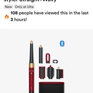 Dyson AirWrap Red Velvet Bluetooth Edition